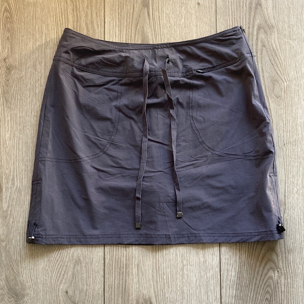 Green Tea Skort Women’s Large Skirt with Shorts Gray Outdoor Hiking Sports Walk